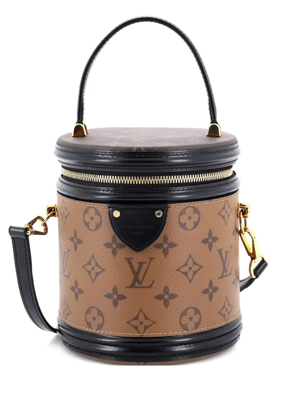 Louis Vuitton Pre-Owned Cannes Handbag Reverse Monogram Canvas Satchel | Brown | FARFETCH | Farfetch Global