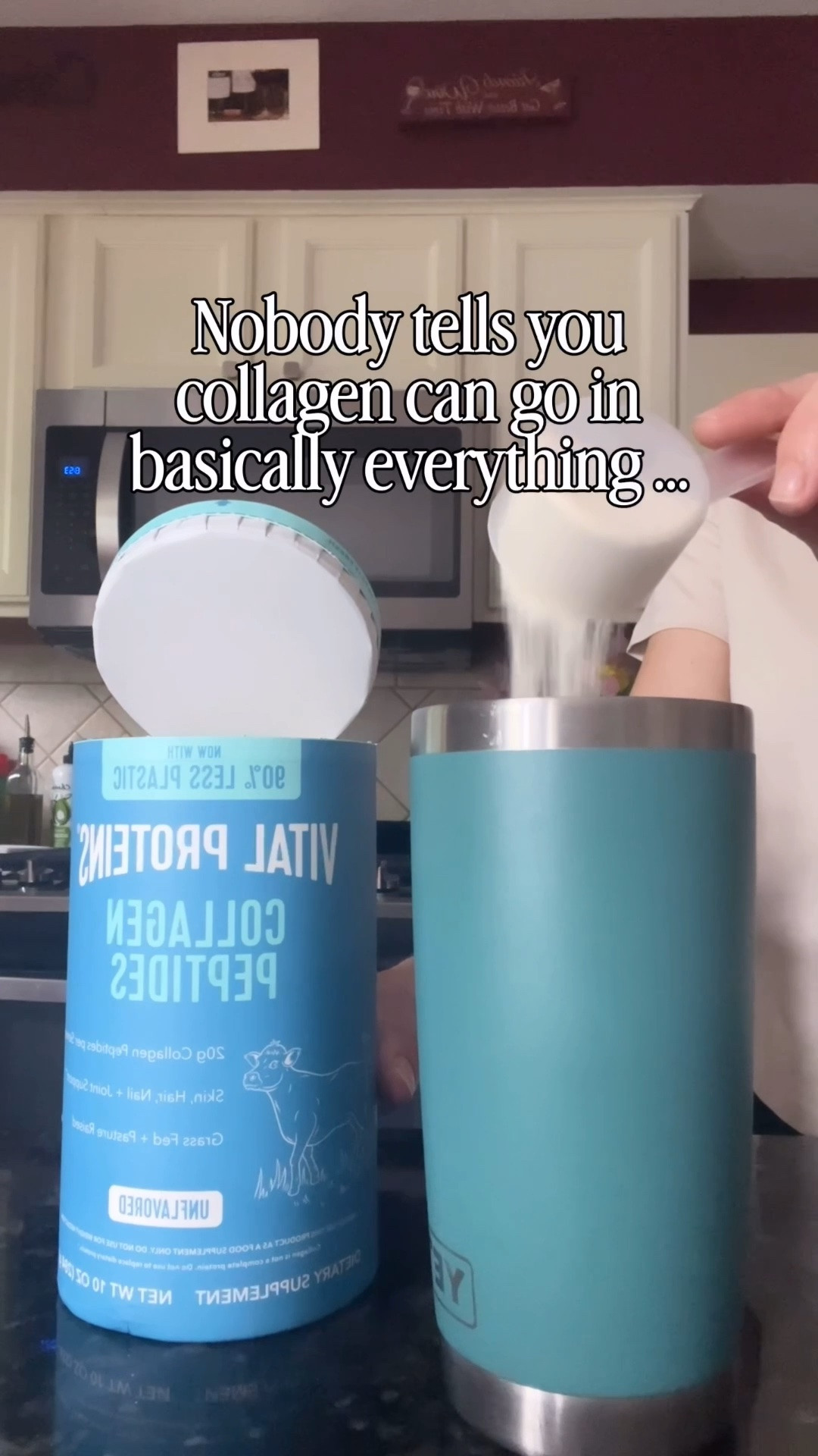 Nobody tells you collagen can go in basically EVERYTHING 🤍✨

I started with coffee… but now I also add it to:
my smoothies + favorite drinks, oatmeal, yogurt and even baked goods!

It’s one of the easiest wellness habits to keep up with because it fits into real life — especially on busy mornings when we don’t have time for anything complicated. Just throw a scoop into whenever you're having on the go and get the benefits! 
The little habits really do add up.

Follow @cassieseger1 for more realistic wellness + busy mom favorites. 
Save this for easy collagen ideas and send this to your collagen-obsessed friend ☕

#collagenpowder #wellnesshabits #busymomlife #healthylivingtips #morningroutine

#LTKdayinmylife #LTKfitnessgoals #LTKfoodie