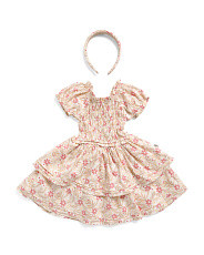Toddler Girls Dress And Headband Set | Toddler Girl Dresses | Marshalls | Marshalls