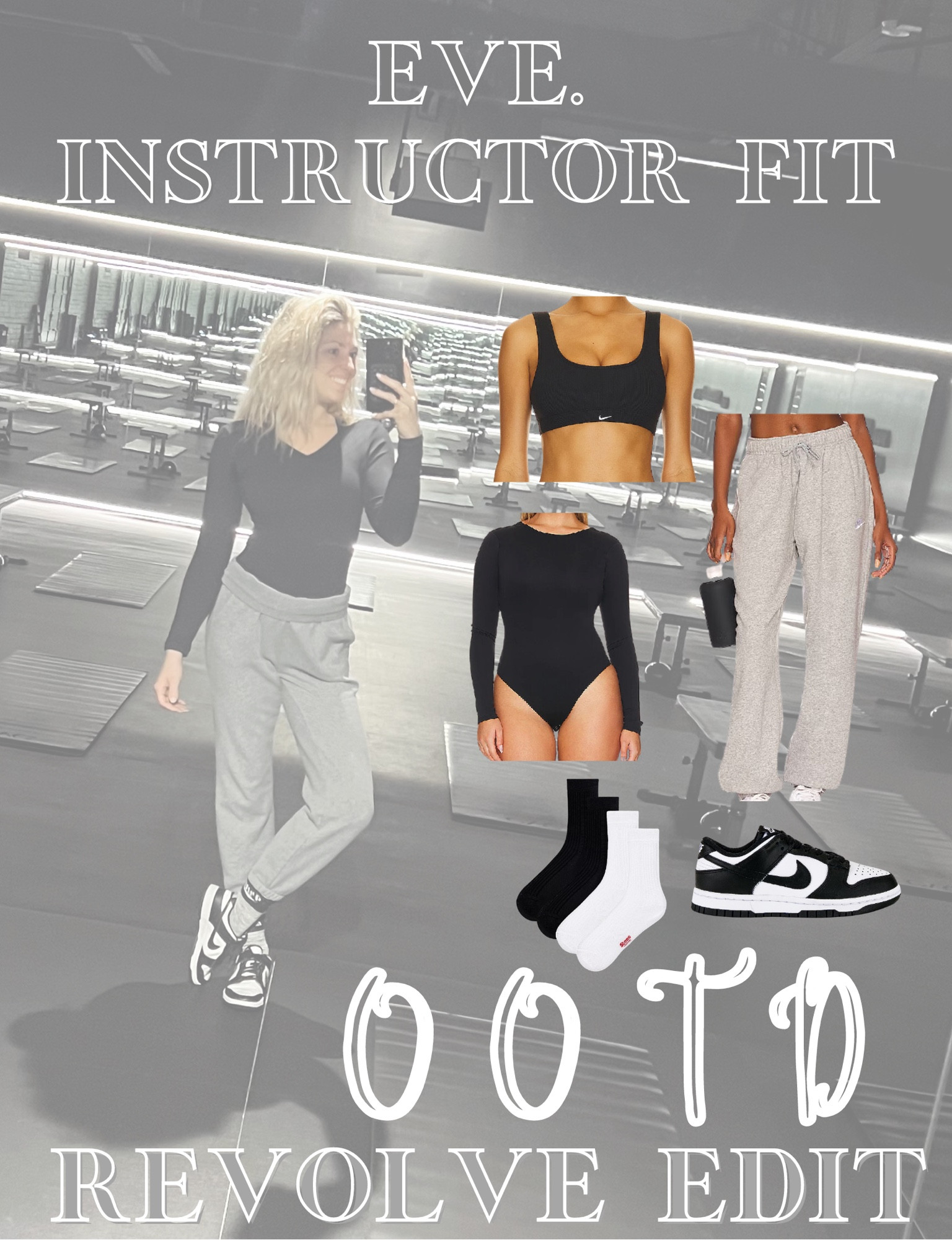 Another day, another day at eve.! It was quite chilly today so I decided to keep it cozy and neutral! If I’m wearing loose bottoms I like to pair with a tight top and vice versa! 🖤🤍 

Workout Outfits
Neutrals 
Lifestyle
Fashion
Beauty 
Style


#LTKActive #LTKfitness #LTKstyletip