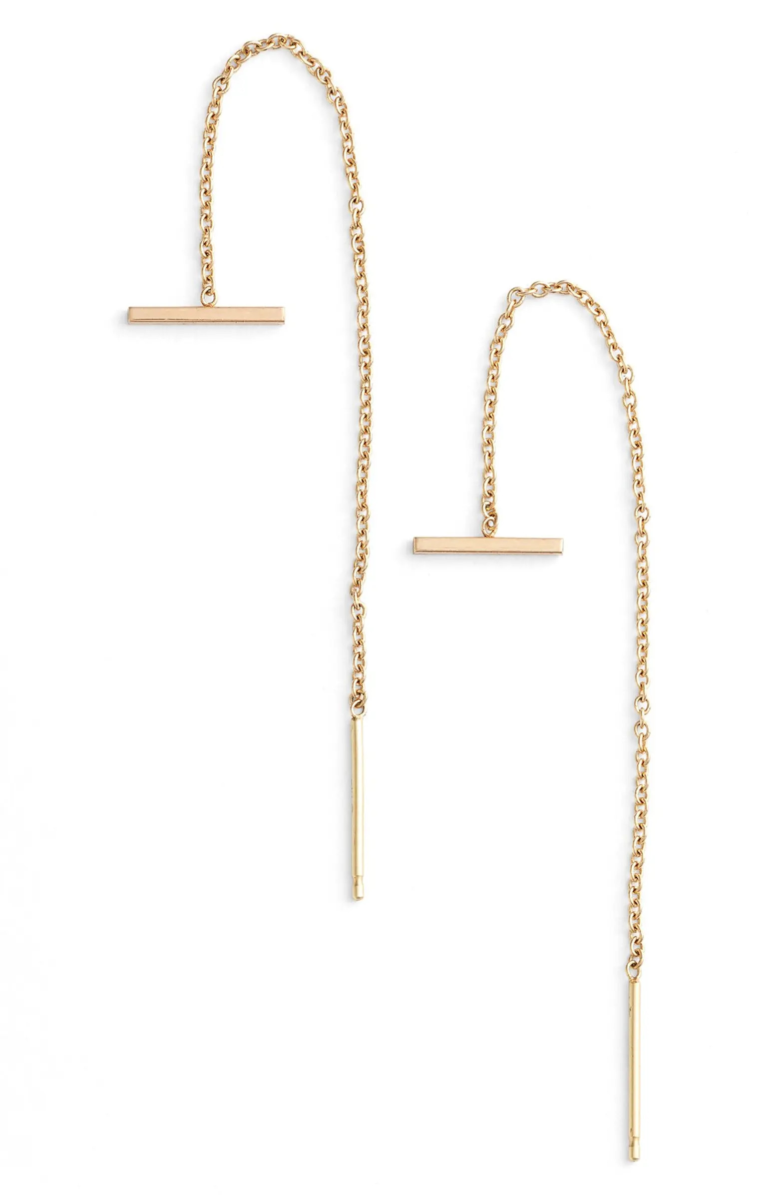 Bar Threader Earrings | Nordstrom
