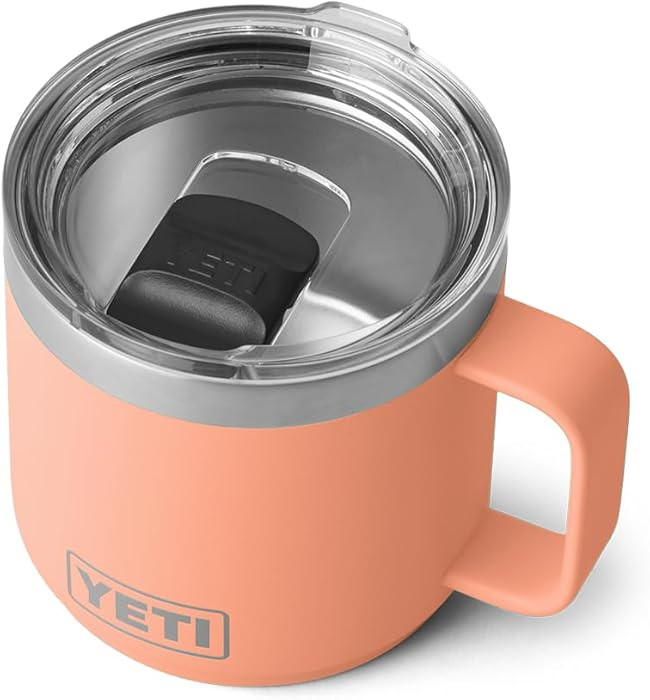 YETI Rambler 14 oz Stackable Mug, Vacuum Insulated, Stainless Steel with MagSlider Lid | Amazon (US)