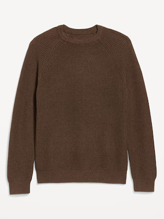 Crew-Neck Shaker-Stitch Sweater | Old Navy (US)