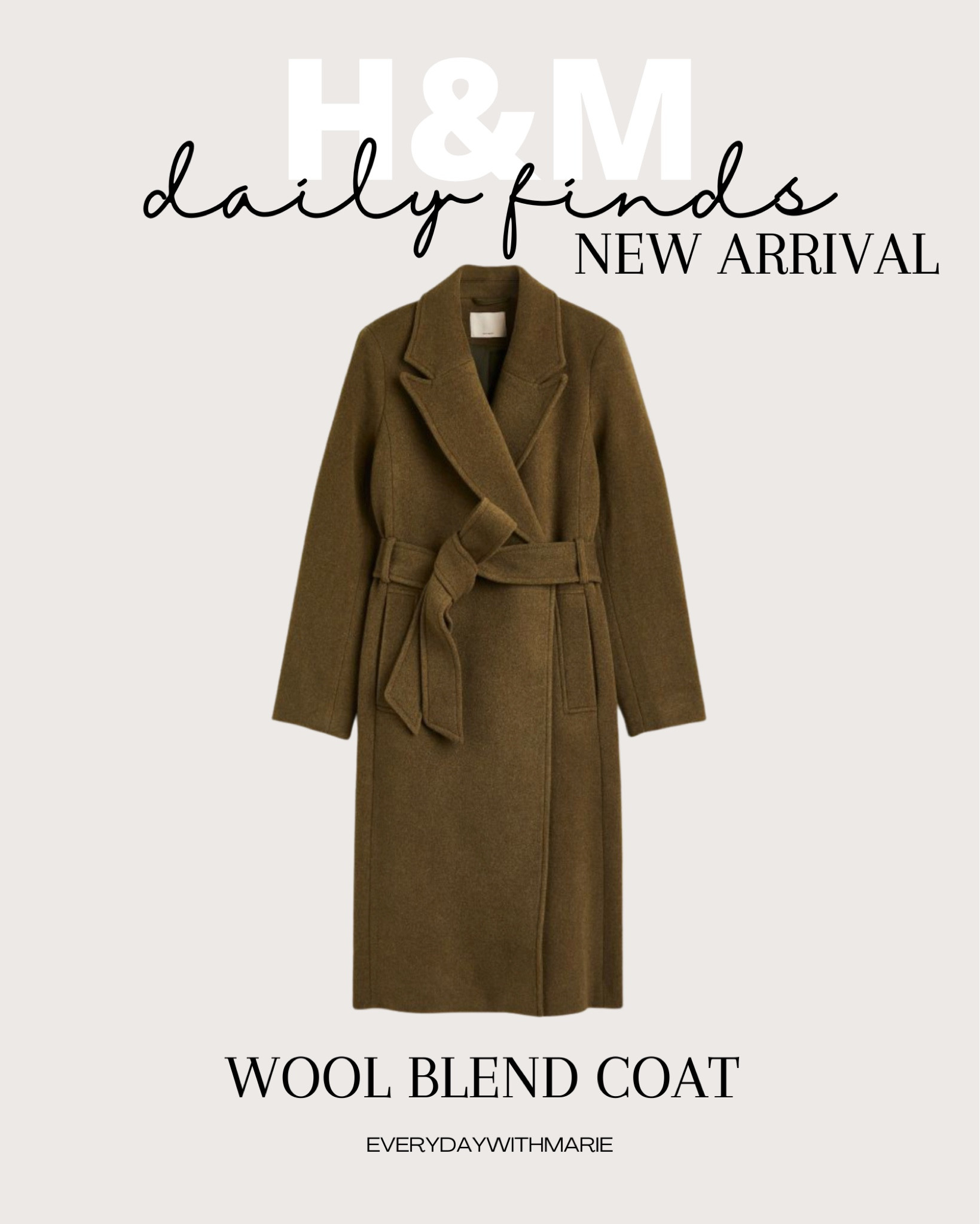 Super chic and worth the price — wool blend coat from H&M #newarrival 

#LTKstyletip #LTKfit #LTKworkwear