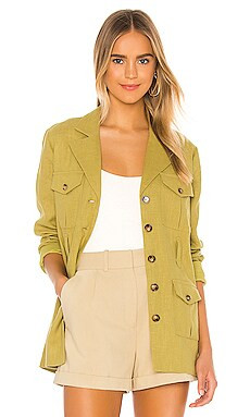 Lovers + Friends Hudson Jacket in Sage Green from Revolve.com | Revolve Clothing (Global)