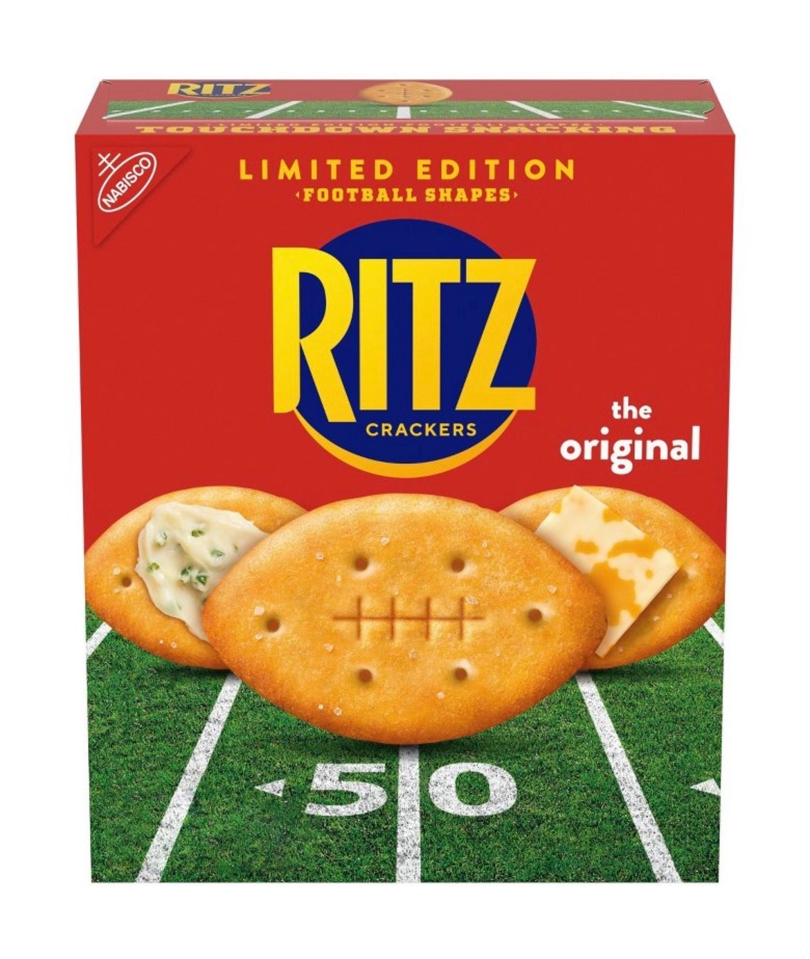 Target has Limited Edition Ritz Football 🏈 Crackers available right now! These would be so fun for the games ahead - perfect addition to a charcuterie board or just as a fun themed snack item for anytime. 

#LTKfoodie #LTKHome