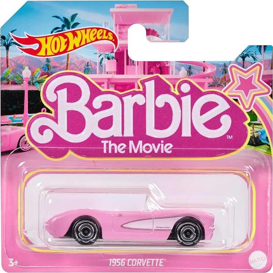 Hot Wheels 2023 Barbie 1956 Corvette Barbie The Movie | Amazon (US)