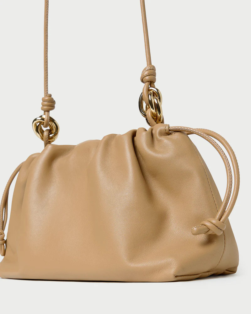 Kiri Khaki Leather Shoulder Bag | Loeffler Randall