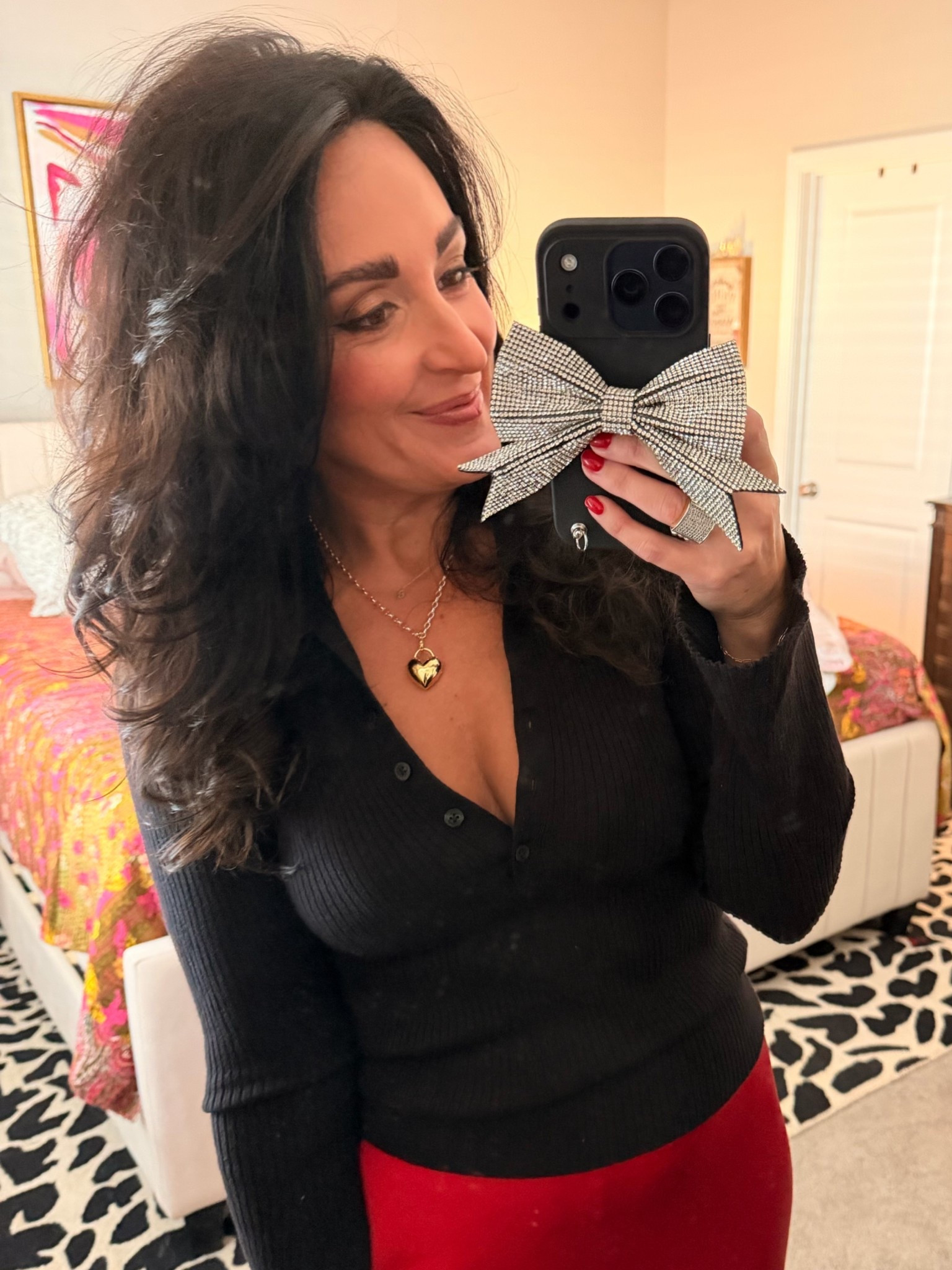 I have no wallet but I have a giant sparkly bow phone case. PRIORITIES. 

#LTKFindsUnder50 #LTKHoliday #LTKdayinmylife