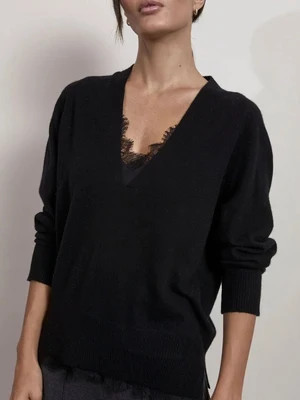 The Lace Vee Looker Pullover | Brochu Walker