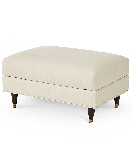Bostal 27" Fabric Ottoman, Created for Macy's | Macys (US)