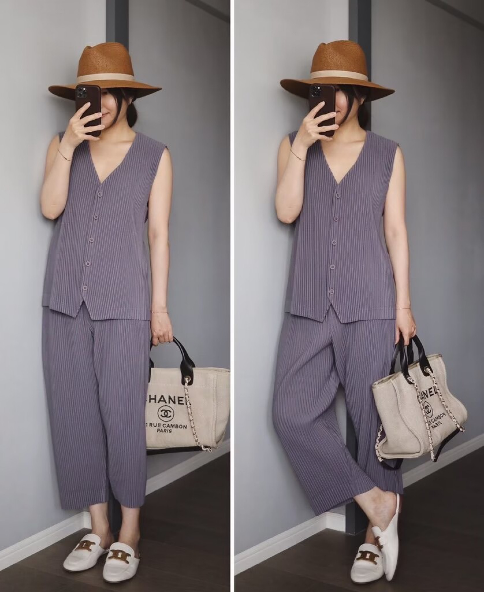 ♥  HOMME PLISSÉ ISSEY MIYAKE Purple Tailored Pleats 1 Vest。男裝背心我穿2號，之前就收過一件米色覺得滿好搭，看到好看的紫色也入手了。

♥  HOMME PLISSÉ ISSEY MIYAKE Purple Tailored Pleats 1 Trousers。男褲我穿2號，腰部有鬆緊，不會掉。
#LTKtaiwan #LTKasia

#LTKfit #LTKstyletip