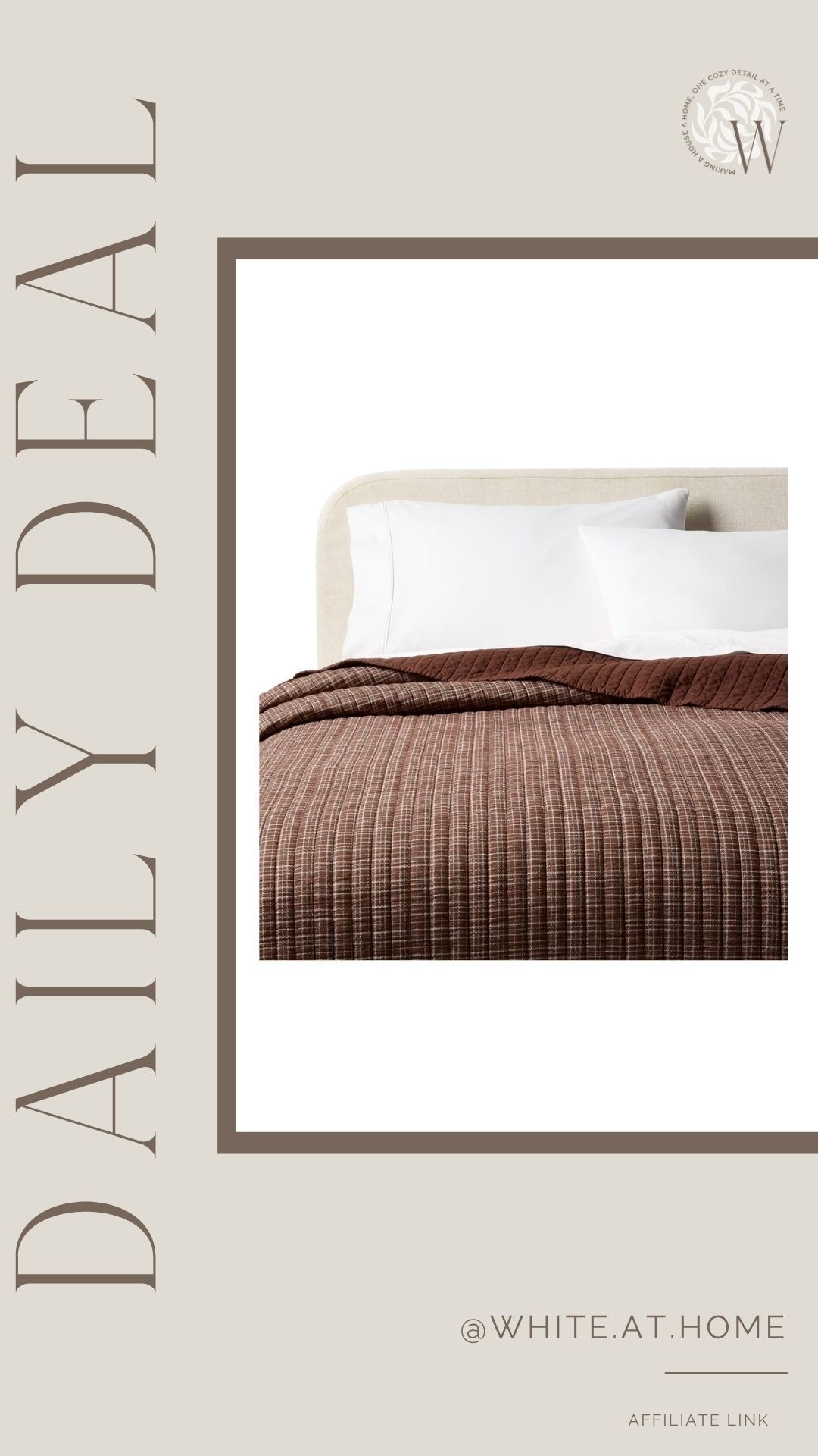 Target has released some gorgeous new bedding pieces! I love the warmth of this quilt. Perfect for the fall and winter season—and affordable too!