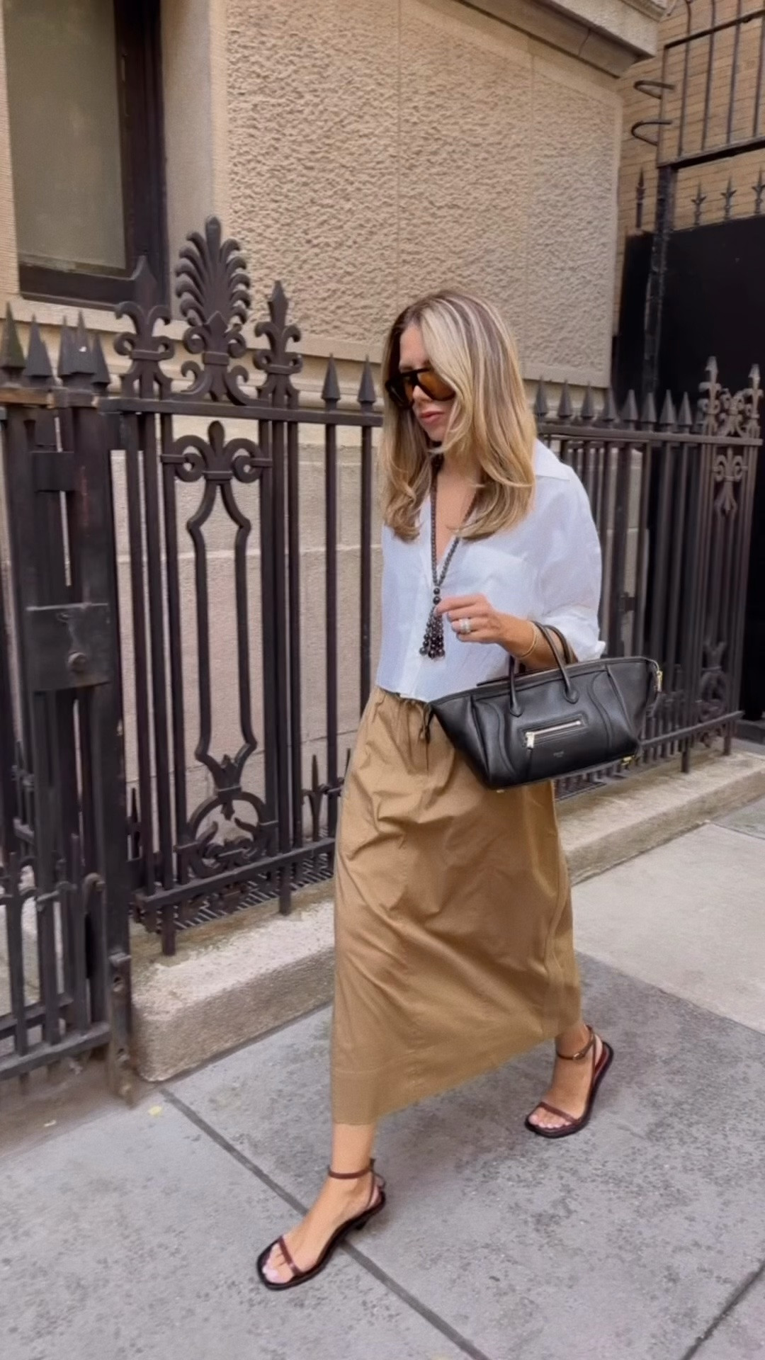 Fall Fashion // Banana Republic Skirt— Size Small // Fall Style // TWP Shirt // Fall Outfits // Celine Bag

#LTKootd #LTKSeasonal