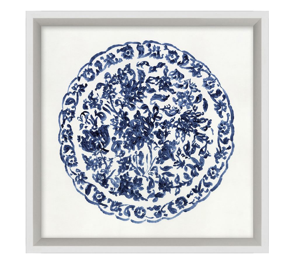 Porcelain Blue Paper Prints | Pottery Barn (US)