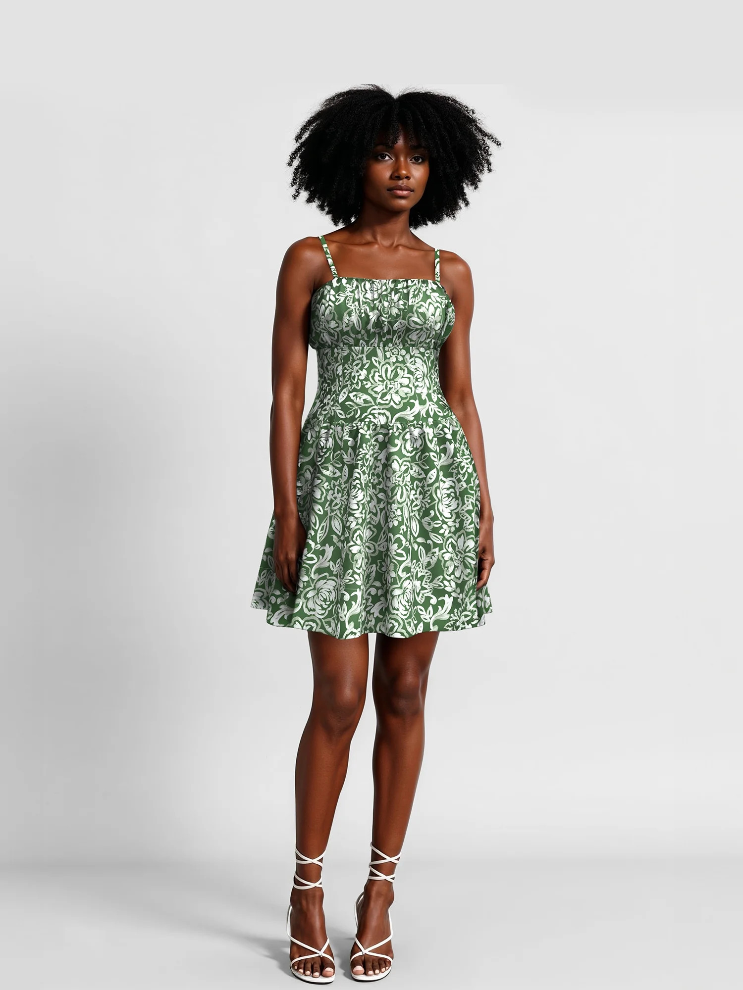 Free Assembly Women's Linen Mini Dress, Sizes XS-XXL | Walmart (US)