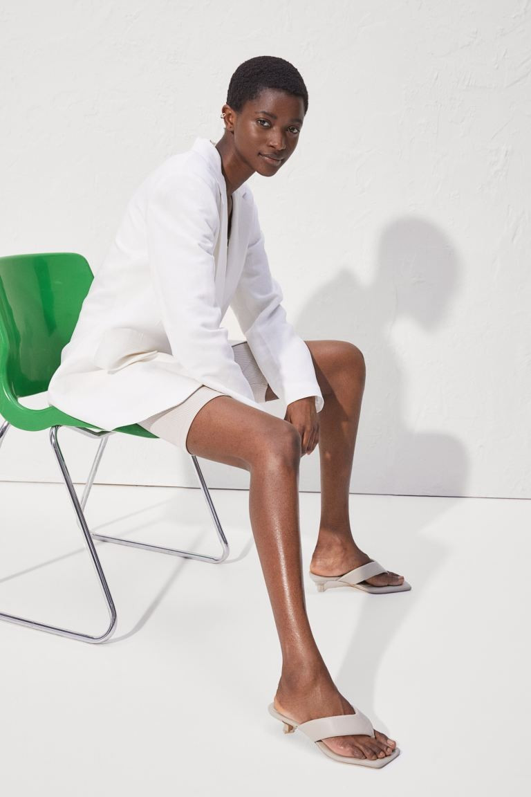 Oversized Linen-blend Jacket | H&M (US + CA)