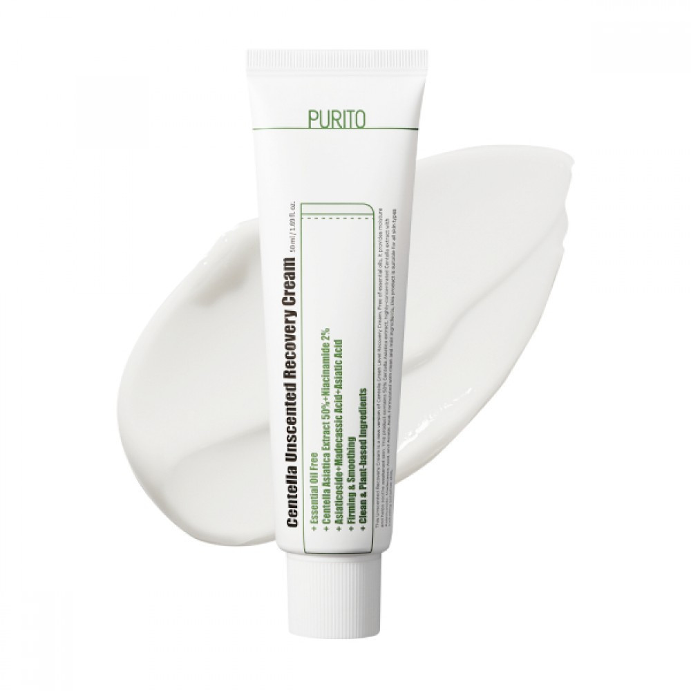 PURITO - Centella Unscented Recovery Cream - 50ml | STYLEVANA
