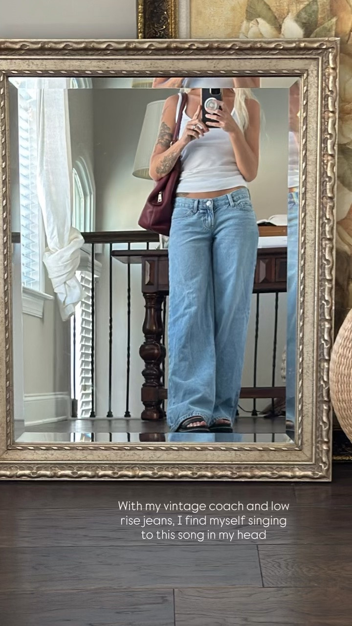 My new favorite jeans! Low rise being back is bringing me so much joy. For reference, I’m 5’1 and for the first time in forever didn’t have to get a pair of pants tailored!

#LTKootd #LTKgrwm #LTKPetite