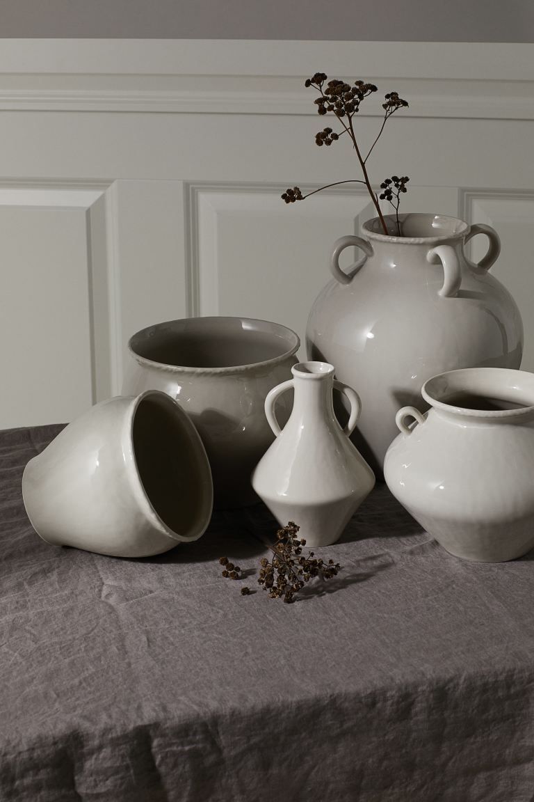 Small Stoneware Plant Pot | H&M (US)