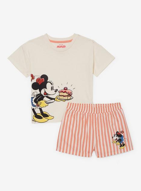 Disney Minnie Mouse Fair Retro Toddler Shirt and Shorts Set — BoxLunch Exclusive | BoxLunch