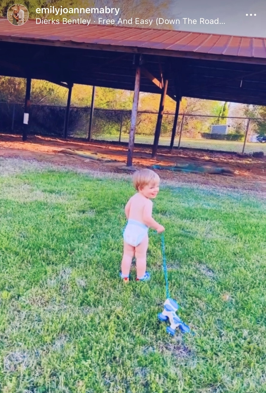 Free and easy down the road I go 🎶🌾🌱 #lifelately #oldfamilyfarmhouse 

Oh how we love our little country boy 👼🏼🌿 - bare diaper and doggie in tow… what could he cuter!! 🥹🐶 #countrybabyboy #corememory #gonecountry 

But really… life lately has looked a lot like early morning mountain view sunrises 🌄, watching alllll the tractors 🚜 out the window 🪟, hanging out on the big screened in front porch and rockin’ on the old porch swing 🥰, running around all day everyday in the green green grass 🌱, exploring the most beautiful rural country trails up here 🏃🏼‍♀️, and just loving this small town life with my sweet boys!! 🫶🏽✨ #lifelately 

…

#emilysayswes #judsoncarpentermabry #twentyonemonthsold #twentyonemontholdbaby #twentyonemontholdbabyboy #judsonmonthbymonth #sweetjudson #oursweetboy #oneyearold #oneyearoldbaby #oneyearoldbabyboy #oneyearoldboy #gratefulmotherhood #motherhoodblog #motherhoodblogger #mommyblogger #aprilmemories #thesearethedays #oldfamilyfarmhouse #makingmemories #homesweethome #newseasonnewadventures #liketkit #LTKfamily #LTKbaby #LTKSpring @shop.ltk