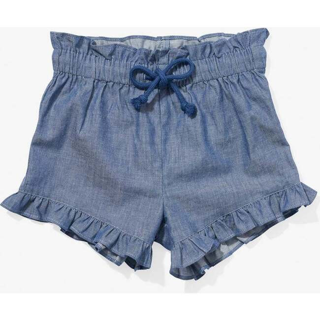 Oso & Me | Stella Short, Denim (Blue, Size 8Y) | Maisonette | Maisonette