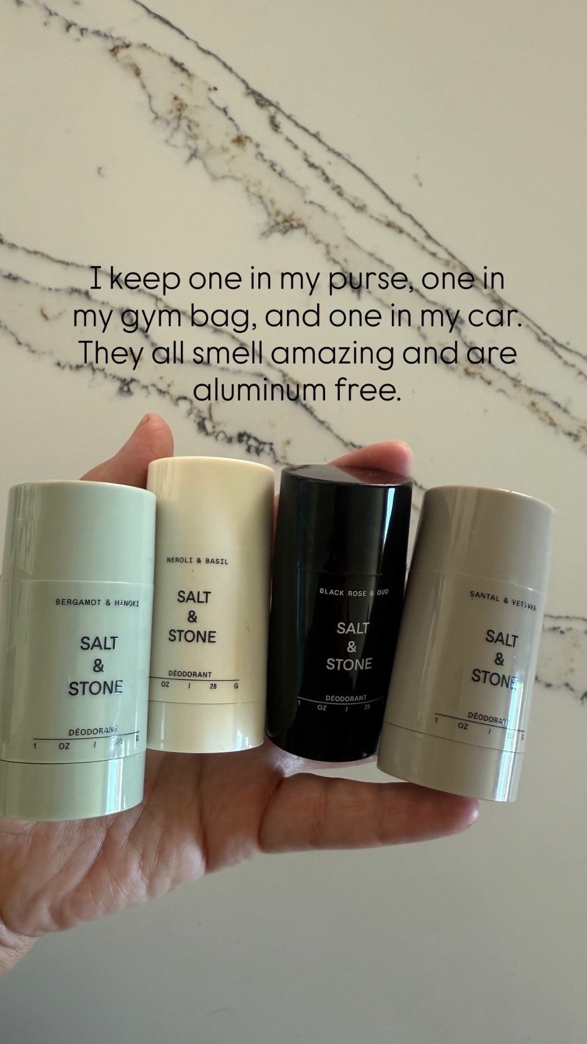 A must have! The are travel size, smell amazing, and aluminum free. 



#LTKselfcare #LTKHome #LTKSaleAlert