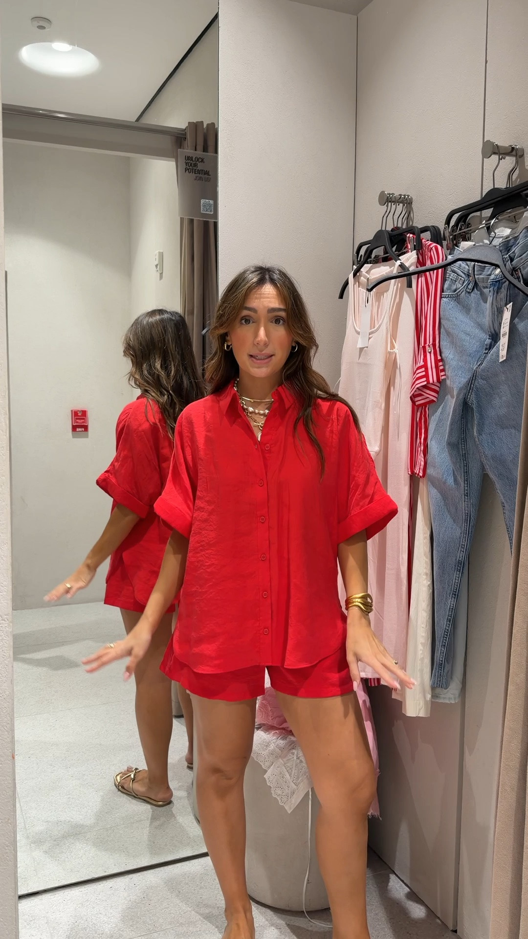 Wearing a m top and s short!

#LTKootd #LTKgrwm #LTKSeasonal