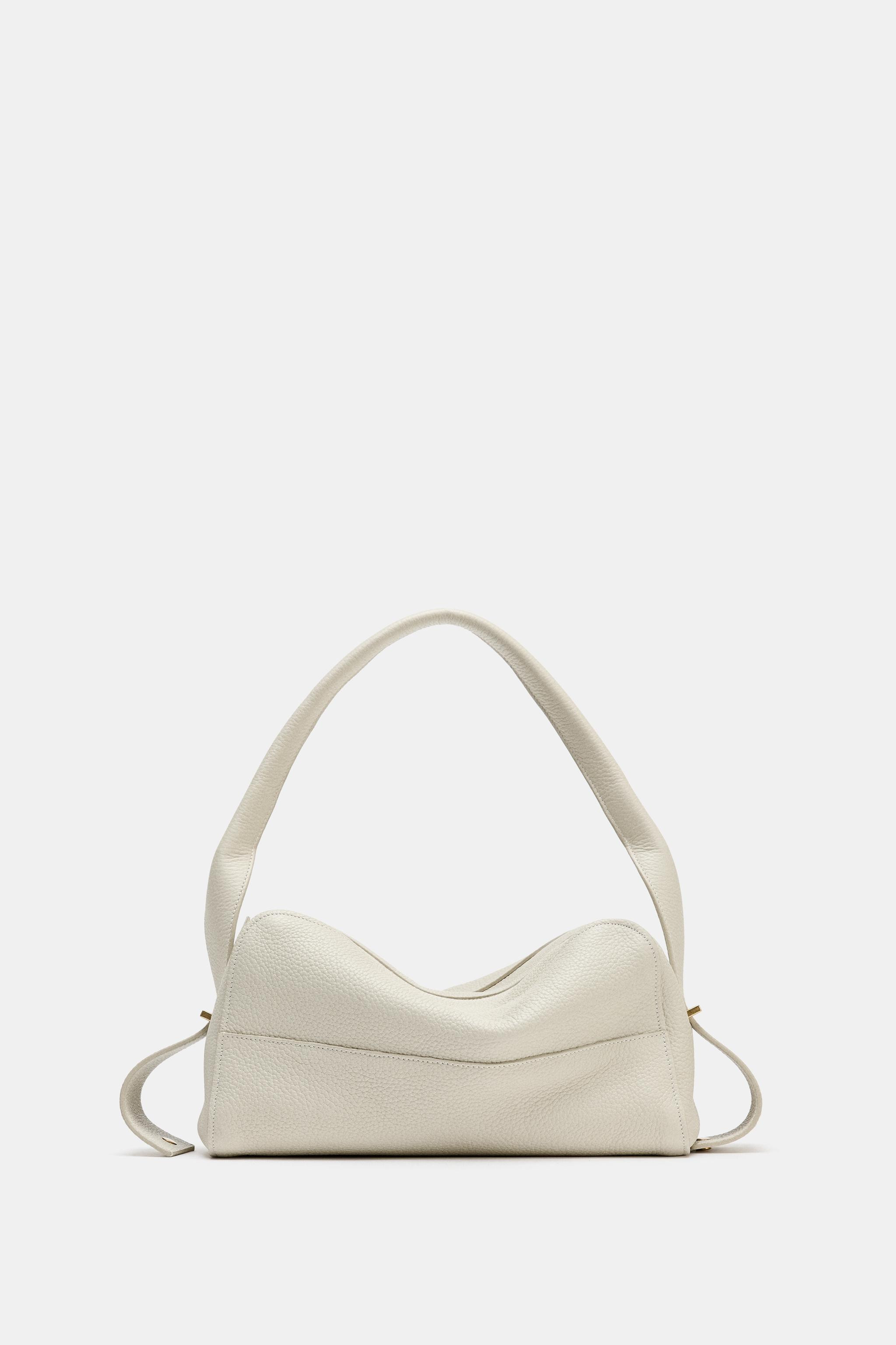 LEATHER SHOULDER BAG | Zara AU
