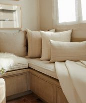 Jackson Lumbar Pillow - Natural Stripe | Jenni Kayne | Jenni Kayne