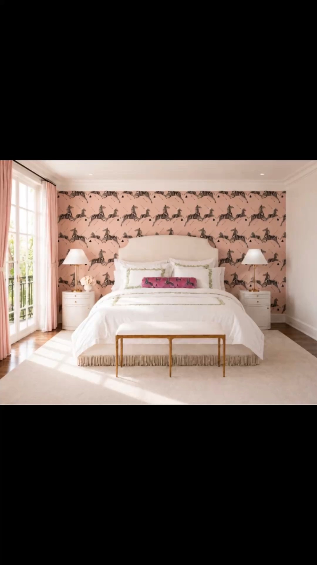 Finally, it’s time to rest. ✨

Soft blush tones, tailored bedding, graceful curves, and warm brass details create a bedroom that feels romantic, sophisticated, and beautifully serene. As the curtains close and the bedside lamps begin to glow, the entire room becomes a peaceful retreat for rest, self-care, and rejuvenation.

A beautiful space to unwind, sleep well, and wake up feeling restored.

Shop the upholstered bed, bedding, nightstands, table lamps, bench, wallpaper, rug, window treatments, and bedroom décor.

#LTKHome #LTKdayinmylife #Bedroom #BedroomDesign #BedroomDecor #RomanticBedroom #SophisticatedBedroom #ModernClassic #UpholsteredBed #LuxuryBedding #Nightstand #BedroomBench #TableLamp #Wallpaper #AreaRug #WindowTreatments #SelfCare #SleepWell

#LTKdayinmylife #LTKselfcare #LTKHome