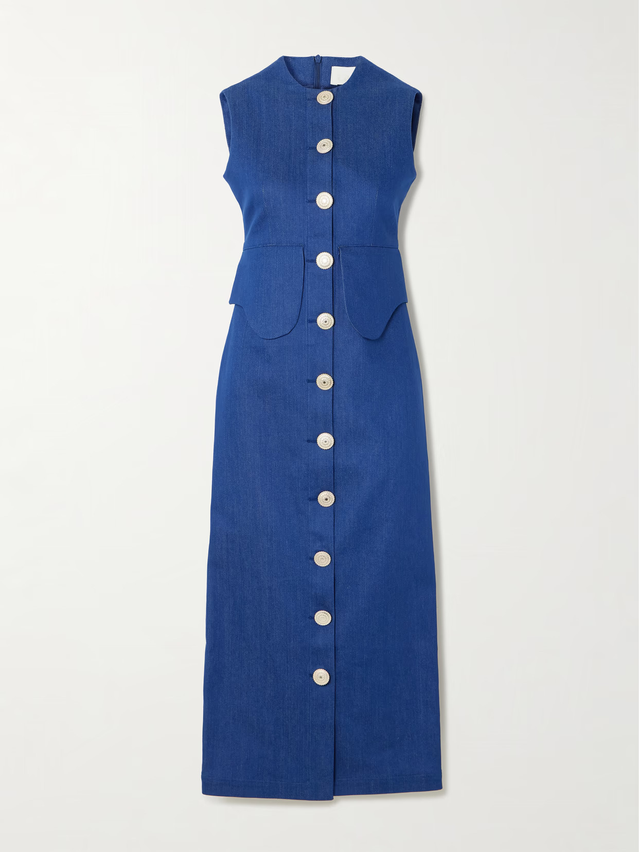 DESTREE - Laetitia Denim Midi Dress - Blue | NET-A-PORTER (US)