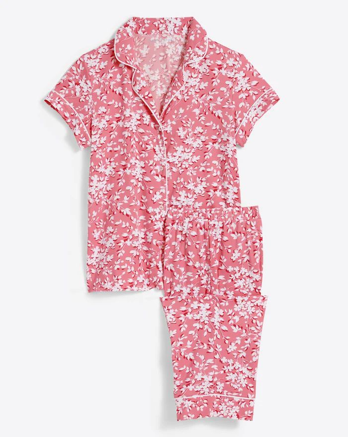 Linda Pajama Set in Shadow Floral | Draper James (US)