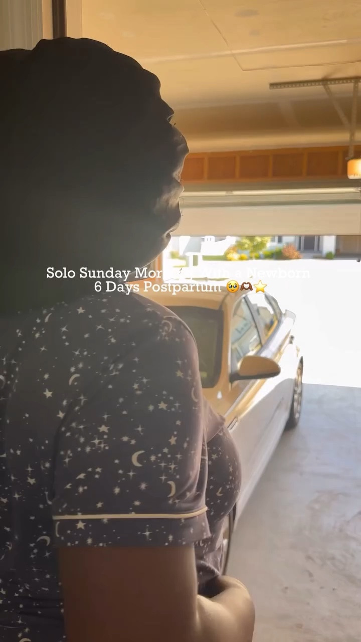 A Solo morning with my newborn 👶🏾🩵⭐️

#newborn #momof2 #motherhood #postpartum #boymom