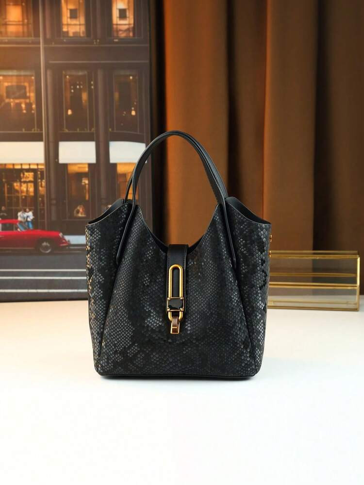 Ombre Color Handbag, Tote Bag, Commuter Bag, Fashion New Vintage Style Shoulder Bag For Women | SHEIN