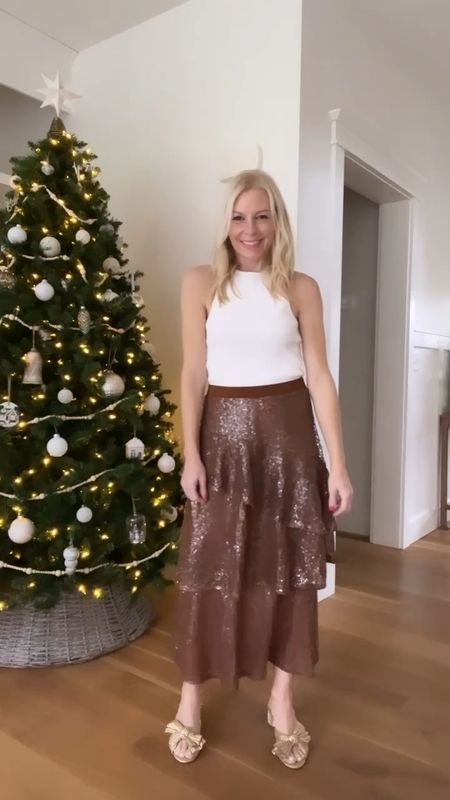 The time of year for sparkle and shine ✨ love this look for NYE 

NYE party / NYE outfit / party looks / holiday outfit 

#LTKover40 #LTKparties #LTKHoliday
