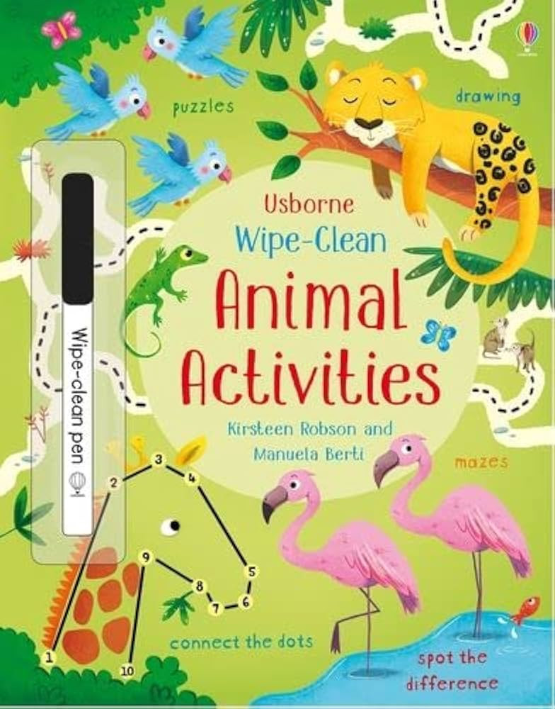 Wipe-Clean Animal Activities (Wipe-clean Activities) | Amazon (US)
