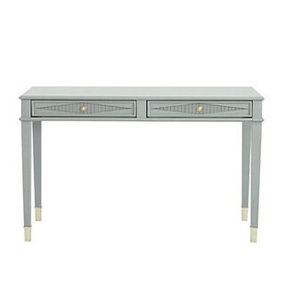 Margaret Desk with Brass Florette Pulls & Metal Capped Feet | Ballard Designs, Inc.