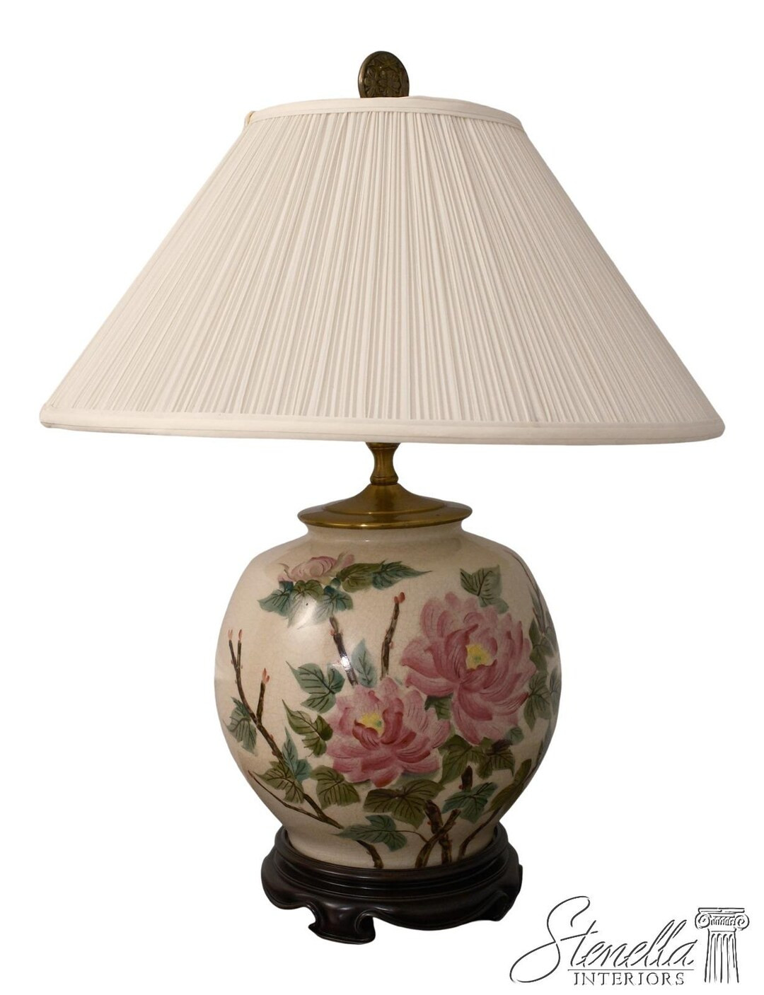 LF68451: Chinese Crackle Finish Porcelain Floral Decorated Lamp | Etsy (US)