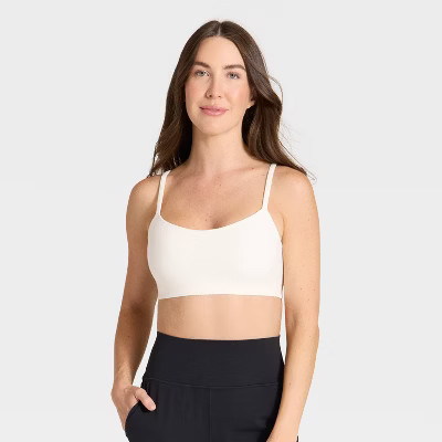 Women's Everyday Soft Light Support Strappy Sports Bra - All In Motion™ | Target