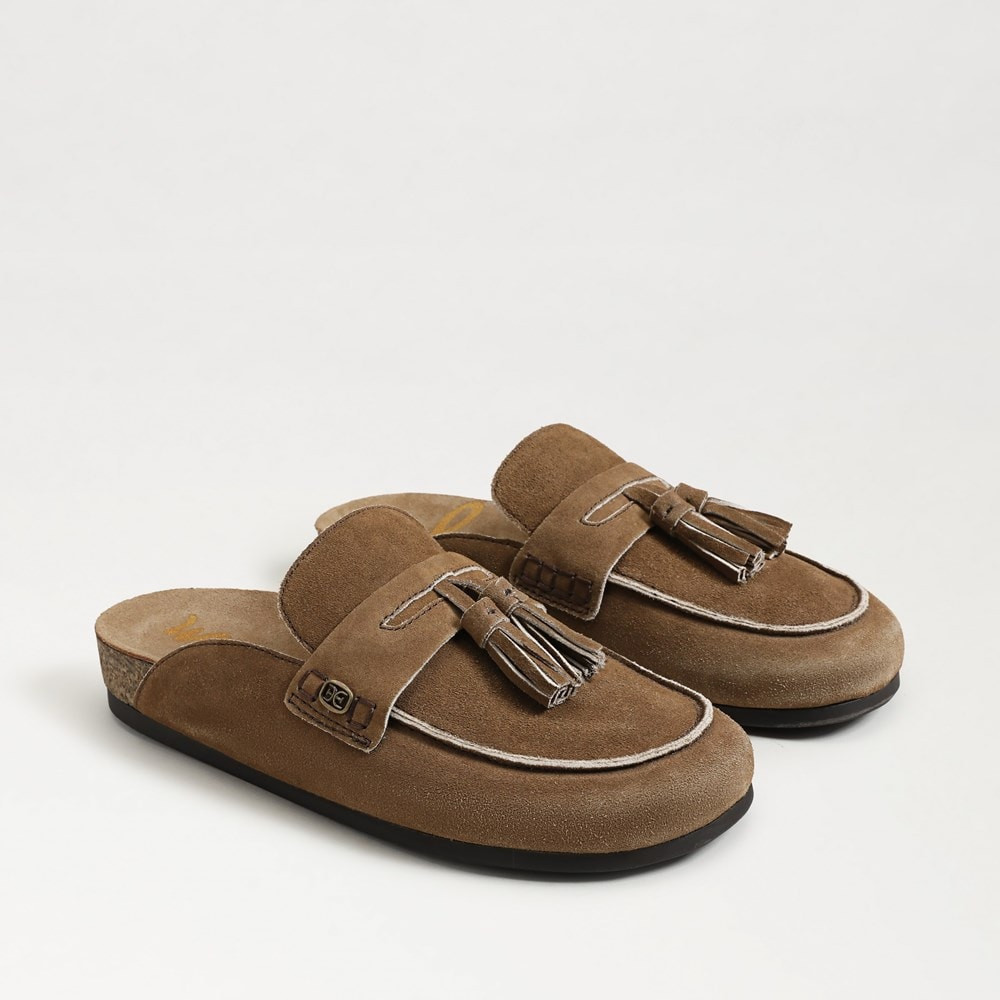 Sam Edelman Astrid Mule Terra Toffee Suede 6.5 | Sam Edelman CA