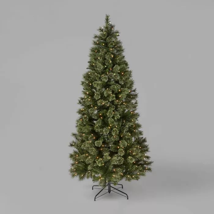 7ft Pre-Lit Cashmere Artificial Christmas Tree Clear Lights - Wondershop™ | Target
