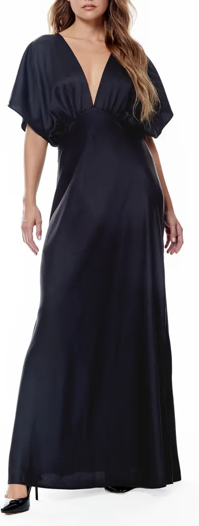 paige dolman sleeve satin dress Kayla_Zoe_Dalrymple on LTK