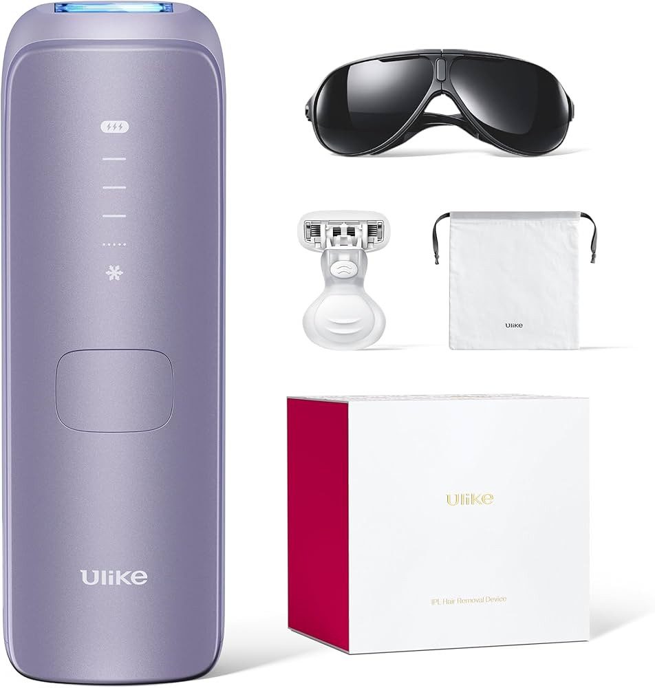 Ulike Laser Hair Removal Device Air 4 Ipl Gift for Women and Men, Ice Cool and Permanent Hair Red... | Amazon (US)
