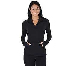 Yogalicious Nude Tech Half Zip Long Sleeve Jacket with Front Pockets | Amazon (US)
