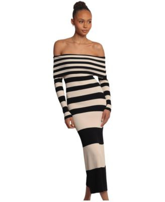Women's Banks Off Shoulder Knit Dress | Macy's