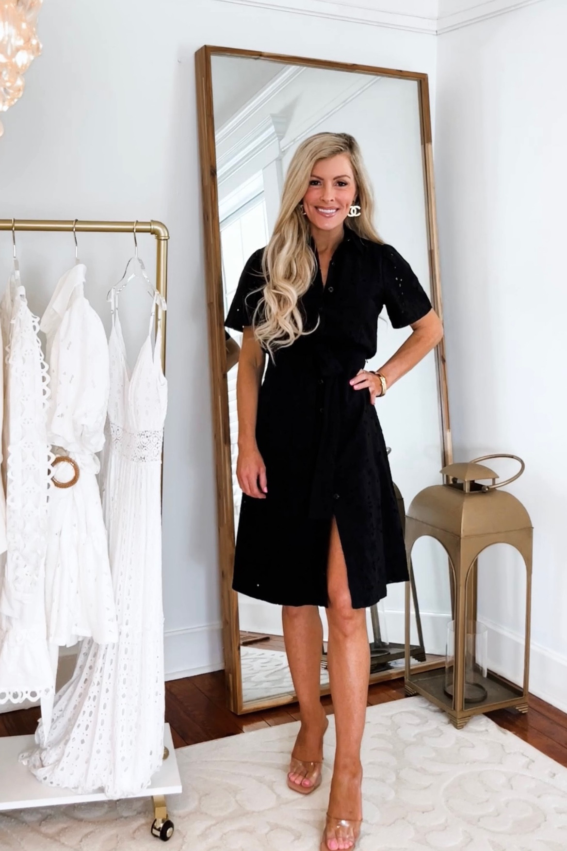 Black eyelet tie waist dress : 00
Petite 

#LTKworkwear #LTKSeasonal #LTKFind