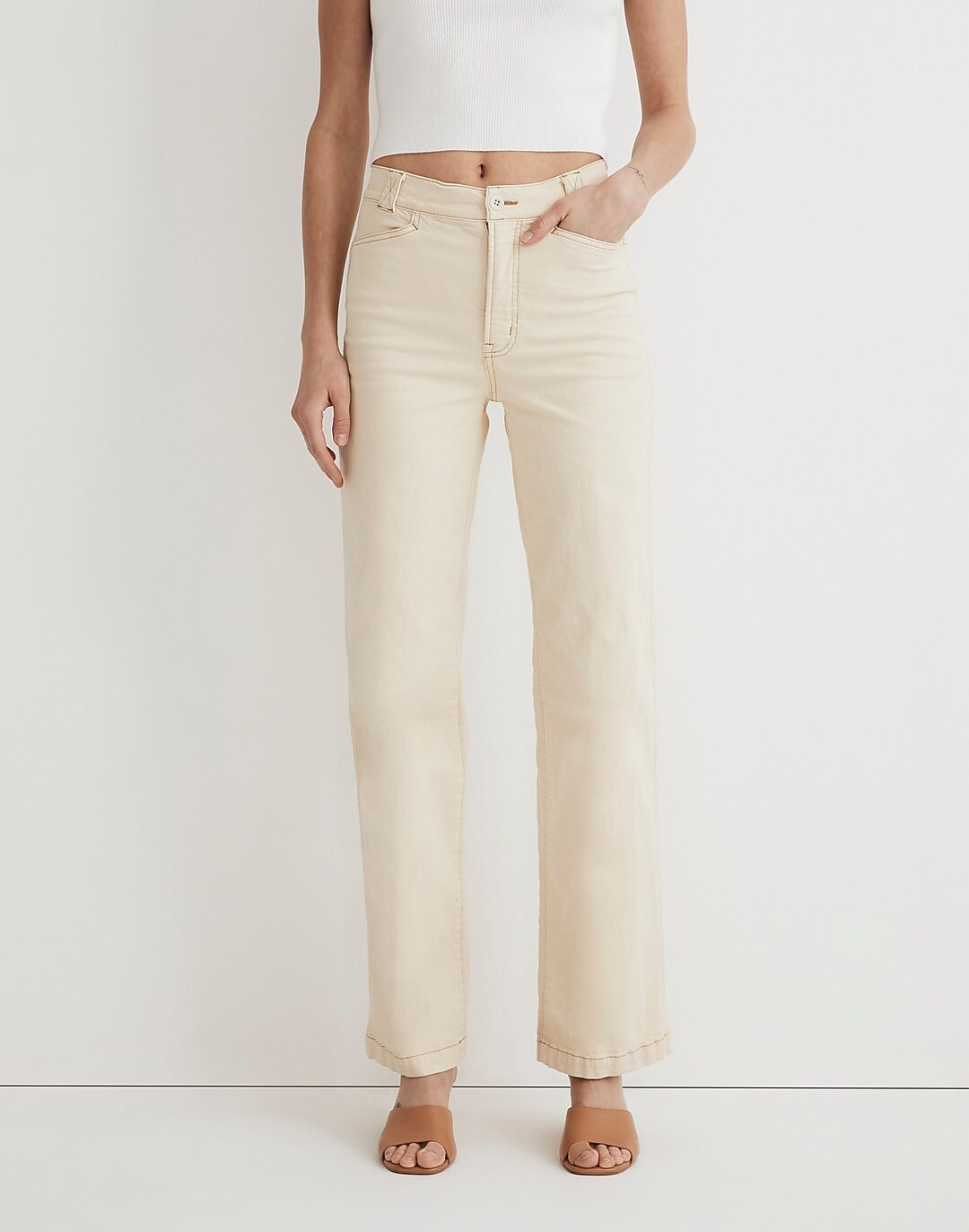 Emmett 2.0 Wide-Leg Pants: Garment-Dyed Edition | Madewell