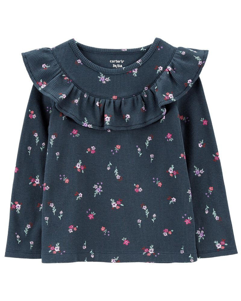 Toddler Ruffle Thermal Top | OshKosh B'gosh
